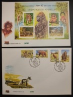 !! ZWIERZĘTA - IRLANDIA 1999 - 2 KOPERTY FDC - STAN BDB !!