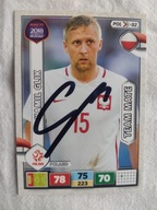 Karta panini autograf Polska Road to Russia 2018 Kamil Glik