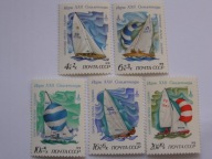 ZSRR - Olimpiada Moskwa 80 - żagle - Mi. 4781-85 **