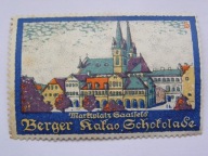 Berger - Kakao i czekolada - Rynek Saalfeld - zalepka reklamowa