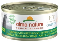 Karma mokra dla kota Almo Nature HFC Complete KURCZAK Z ZIELONĄ FASOLKĄ 70g