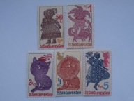 Czechosłowacja - wycinanki - Mi. 2578-82 **