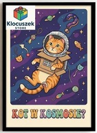 Plakat A3 Twój Projekt: Kot w Kosmosie? Zrobimy to!