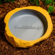 Głęboka Miska Dla Gekona Gadów Pająków Terrarium Pokarm Woda PLA Druk 3D