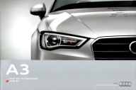 PROSPEKT AUDI A3. A3 SPORTBACK. AUDI S3