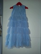 Piękna balowa sukienka 110/116 wesele