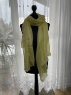 M Szalik John Lewis duży żółty delikatny materiał