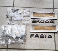 ORYGINALNY EMBLEMAT NAPIS TYŁ SKODA FABIA II OCTAVIA III ASO