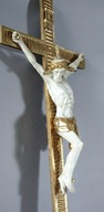 Krucyfik z XIX wieku. 99cm.