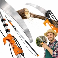 PIŁA TELESKOPOWA Z SEKATOREM 2W1 DO GAŁĘZI MAMUTH MOCNA OSTRA 3,75 M 375 CM