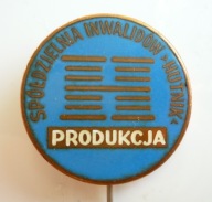 HUTNIK Kraków SPÓŁDZIELNIA INWALIDÓW szwalnia i krojownia PRODUKCJA