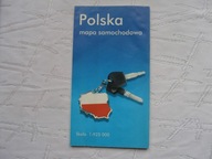 POLSKA MAPA SAMOCHODOWA SKOROWIDZ MIEJSCOWOŚCI