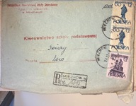 Koperta stempel Miechów Gołcza