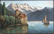 Chillon. "Dent du Midi" - 1907