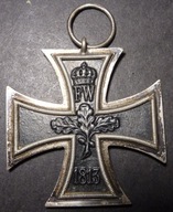 KRZYŻ ŻELAZNY EK2 1914 EISERNES KREUZ sygnowany S-W (II)