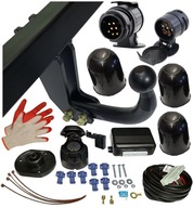 SŁUPSK HAK HOLOWNICZY+MODUŁ+13PIN/7P +WIĄZKA do BMW X3 E83+LCI 2004do2010