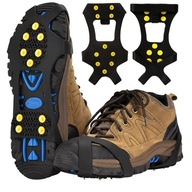 RACZKI ANTYPOŚLIZGOWE GUMOWE NAKŁADKI NA BUTY KOLCE TURYSTYCZNE 29-34 S