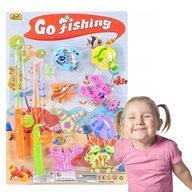 WĘDKA WĘDKI Z RYBKAMI DO KĄPIELI WODY ŁOWIENIE NA MAGNES