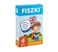 FISZKI 4 GRY edukacyjne dla dzieci ANGIELSKI