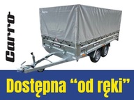 Przyczepa Carro DELTA z plandeką 300x150 D3015 DMC-750 TANDEM mocna