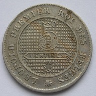 Belgia 5 centimes 1862
