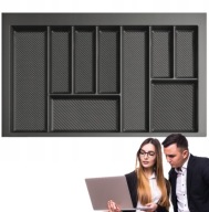 WKŁAD SZUFLADOWY REJS MAX 800MM NA SZTUĆCE ANTRACYT