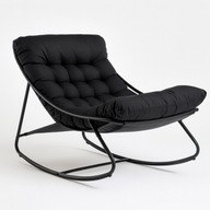 FOTEL BUJANY NA BIEGUNACH OGRODOWY DO SALONU TARASOWY BUJAK KOKON LEŻANKA