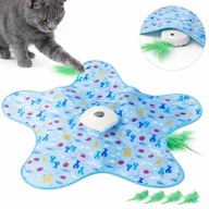 ELEKTRONICZNA ZABAWKA DLA KOTA GRA POLOWANIA NA MYSZY + PIŁKA