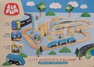 Drewniana Kolejka Miasto City 81 el Elefun