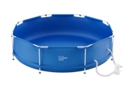 Basen stelażowy, Ø 300 x wys. 76 cm, z pompą filtracyjną LIVARNO home