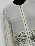 242 biała zamkiem wstawka koronkowa lekka delikatna samsoe samsoe elegancka