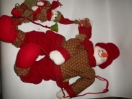 ZAWIESZKA DEKORACJA BOŻE BAŁWANY NA SZNURKU 154CM