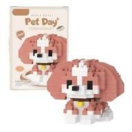 Zestaw Klocków Klocki Konstrukcyjne - Słodki Piesek, 213el. Prezent