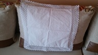 Ozdobna poszewka na poduszke - 38cm x 38cm plus koronka 6cm !!