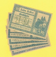 AUSTRIA 10 HELLER 1920 r. /118/ Butichein