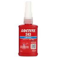 KLEJ DO GWINTÓW DO ŚRUB LOCTITE 243 ŚREDNIA LEPKOŚĆ NAPRAWIONO KLEJ 50ml