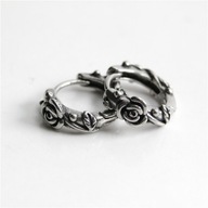 STAL SZLACHETNA 316L KOLCZYK KOLKO KWIAT ,1PC