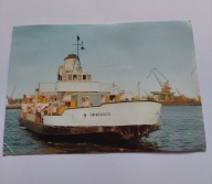 CIEKAWA STARA POCZTÓWKA PROM ŚWINOUJŚCIE BIURO WYDAWNICZE RUCH LATA 70