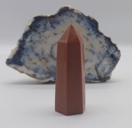 Kolekcjonerski kryształ piasek pustyni obelisk stojący stożek 75mm