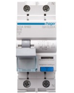 Wyłącznik różnicowo-nadprądowy B16A 2P 30mA A Hager ADA916D