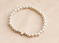 BRANSOLETA DELIKATNA PEREŁKI