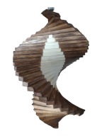 Świderek kręciołek wiatrak ozdoba ogrodowa 40cm