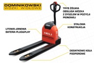 WÓZEK PALETOWY ELEKTRYCZNY HELI CBD20J 2025R. NOWY PROSTOWNIK BATERIA