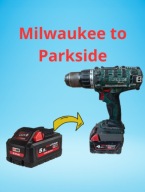 Adapter baterii Milwaukee M18 18V do urządzeń Parkside X20V Team