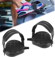 DB63 Pedały rowerowe z paskami – regulowane, antypoślizgowe | gwint 1/2"