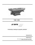 Sulky DPX 70 YEARS - instrukcja obsługi rozsiewacza PL
