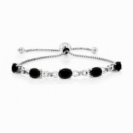 Bransoletka s6 Platerowana Platyną CZ / Spinel – Franko