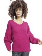 SWETER ciepły swobodny MOHEROWY 40/42