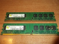 Pamięć AE DDR2 2GB 667MHz CL5 PC2-5300U-555 AET760UD00-30D (2x1Gb)