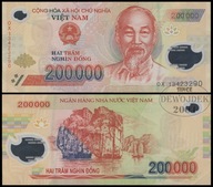 BNA - WIETNAM 200000 Dong 2015 OX 13 423290 # P123f # POLIMER # VF